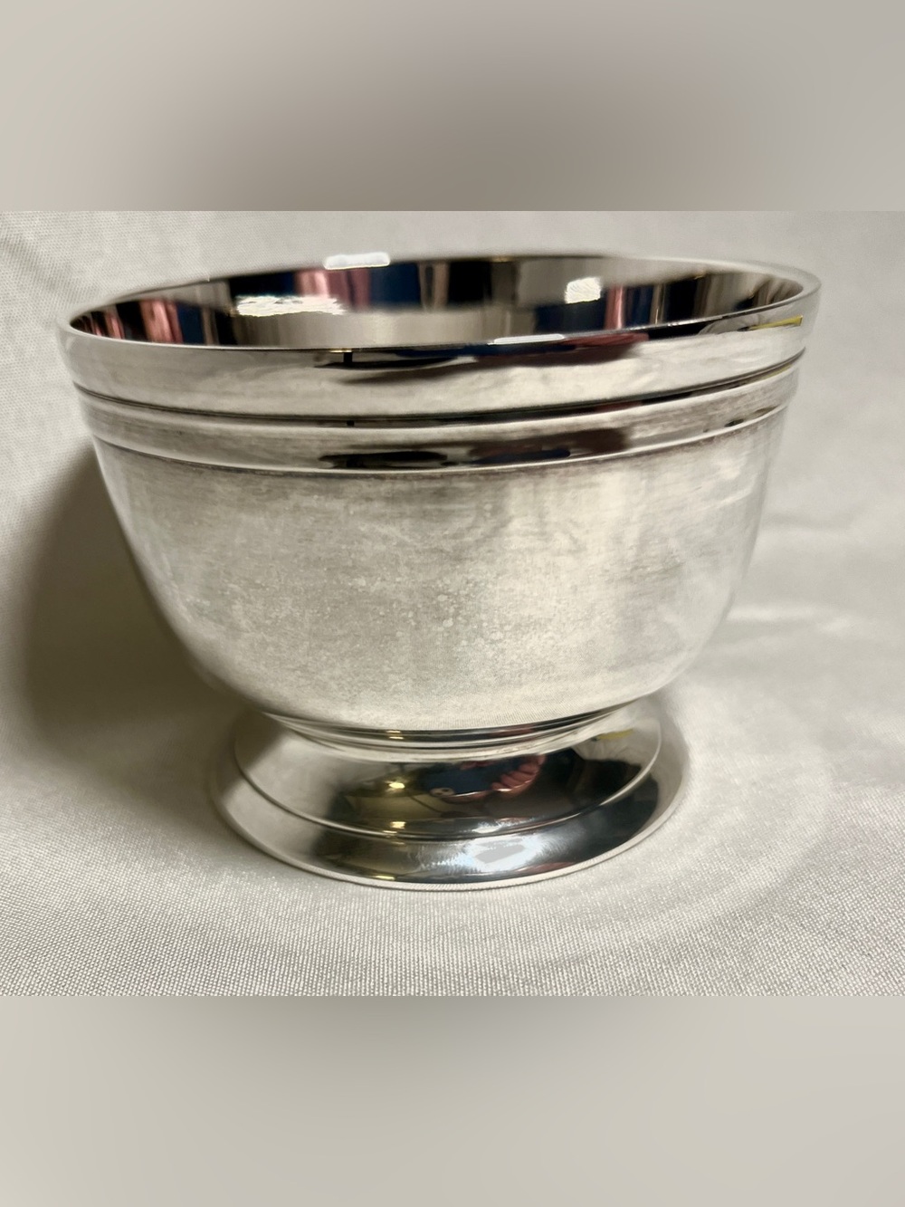 Leonard Silver Co. | Small Paul Revere Style 3.5” Bowl | Silver-Plate EPNS - Picture 7 of 9